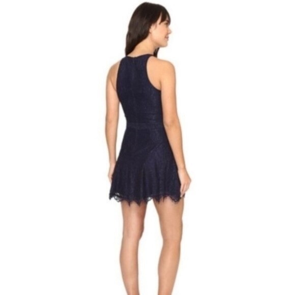 JOIE | Adisa Lace Sleeveless Mini Dress in Navy NWT Size 10 - Picture 3 of 7